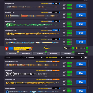 6 DIGIT LUXURY ACCOUNT | Level 224 | 14 Billion Coins | CCP 72 | Miniclip Unlimited Pass | Fresh Status - Image 7