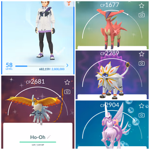 Lvl 50+ [Solgaleo/Lunala] | 53 Legendary | Dialga | Plakia | Kyogre | Groudon | Regidrago | Regieleki | 726 - Image 2