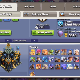 TH17 MAX XP244 | 1261 MDALS CWL | 13 SKIN HERO | MANY MAGIC ITEMS | NIC EPIC SEKILL | 2391 WS-5648ATB | BB10-BM35-BC35 | - Image 3