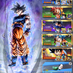 D943-IOS+Android-Nice-8 UL(SS Goku+Goku Uis Full Red Star+Hit+Super Vegito)+55 Legends Good Star+Vip Equipment+Good Team - Image 8