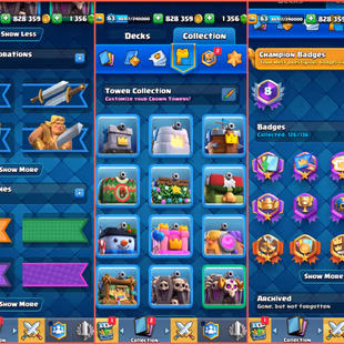 🎯8 YEARS OLD CR ACCT  | 9280 TROPHIES  | 22 MAX LVL 15 👹| 164 EMOTES  | EVO CARDS | 12 TOWER SKIN | INSTANT DLVR - Image 5