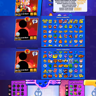 51k TROPHIES 🔥 RAREST R35 PIN 🌟 RARE BELLE GOLD HAND | 43 MAX BRAWLER | 98 BRAWLER UNLOCK | 28 HYPERCHARGE | 236 SKINS - Image 3