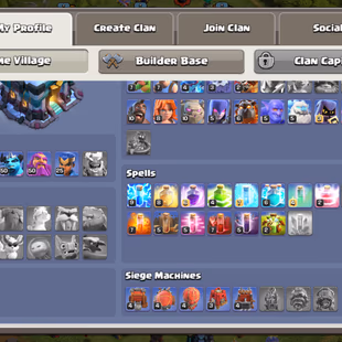 !FULLY MAX TH13!! NC/-500 GEM! XP-160 PURCHASE OFF 75!! HEROES 75-75-50-50-25!! MAGIC ITEMS! SKINS  - Image 4