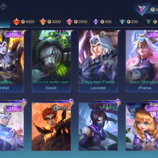 AMON SOUL VESSEL|| DYROTH HUNTERXHUNTER COLLAB||AURORA KOF||GRANGER PRIME||RENOWNED 1|| 230 SKINS - Image 7