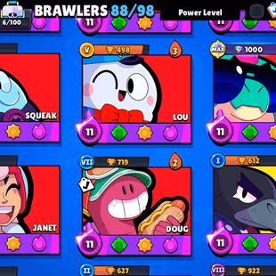 🧶 26 MAX BRAWLERS || 44 HYPERCHARGED 🧶 194 SKINS || BEST PRICES || INSTANT DELIVERY || - Image 7