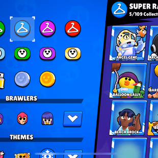15k Trophies, 43 Brawlers, 545 gems, 2 Legendary Brawlers, 10000 Coins, 11 Skins, Description - Image 7