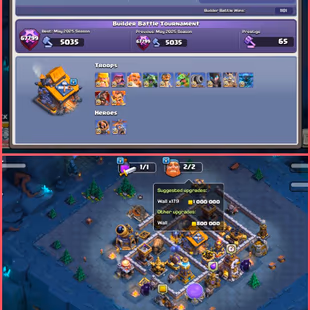 💎[HIGH GEMS]💎 Th18 ALMOST MAXED ACCOUNT WITH 9000 GEMS || HEROES(91-100-89-74-38-1) || ALMOST MAXED LAB  - Image 8
