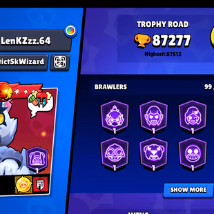 BEST DEAL | 87.3K TROPHY - 420X SKINS | 99/99 BRAWLER | 68X MAX | 55X HYPER | 761X COLLECTOR PIN | DELIVERY INSTANTLY  - Image 3