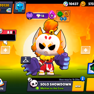 317 SKINS | 70.100 TROPHIES | 100 BRAWLERS | 64 HYPERCHARGE | 65 MAX | 47 PRESTIGE | 11 BUFFIES - Image 1
