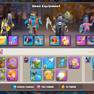 🔥RAREST DARKNES WARDEN SKIN🔥[TH18] MAX DEFENCE || 5 HERO MAX NEW HERO LVL 15 || SOLID EPIC EQUIPMENT || HIGH PROFILE - Image 6