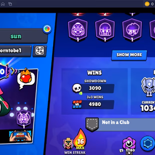 213 SKINS | 61.100 TROPHIES | 90 BRAWLERS | 8 HYPERCHARGE | 17 MAX | 40 PRESTIGE | 7 BUFFIES - Image 6