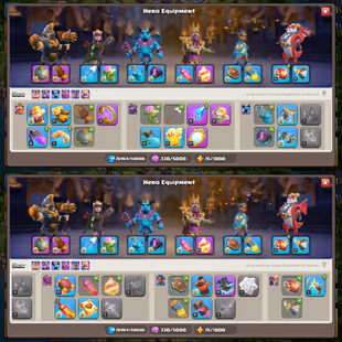 PREMIUM TH-18! XP-155! G.GAUNTLET MAX! S.BALL MAX! FIREBALL-23! HEROES:-50-50-50-60-40-3! 11X PETS! FAST DELIVERY - Image 5