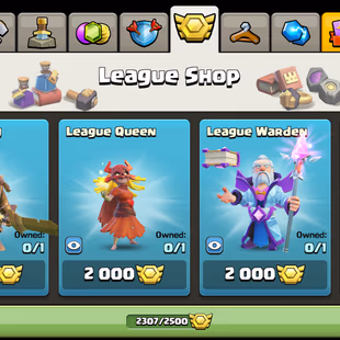 🔥2300 MEDALS TH 18🔥GEMS 9100-XP 223- 5 EPIC EQUIPMENT MAX AF 26-HIGH WALLS AND DEFENSE-NC YES-CAN PURCHAS LEAGUE SKIN - Image 7