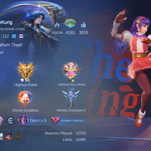 POOKIE EXALTED 1 ACCOUNT || 1 LEGEND || 13 GRAND || 12 EXQUISITE || SKINS 415 || HIGHEST RANK GLORY 91 - Image 8