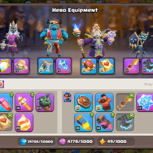 🔥2x Sceneries🔥 Th18 Max Defense || High Epic Equipment || Heroes 81-83-63-56-39 || 6 Builders || Nc Free || Cheapest - Image 5