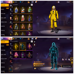 RAREST LVL 70 | YELLOW CRIMINAL AND GHOST CRIMINAL BUNDLE | PRIME 4 | 9565 LIKES | 161 VAULT | IND SERVER  - Image 4