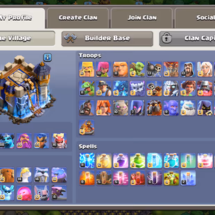 RR💥TH 18 [FULL MAX] DEFENCE💥HERO 105/105/88/80/55/16 | 8 EPIC ALMOST MAX 13 EPIC | DOUBLE STATUE OBSTACLE TREE | SKINS - Image 8