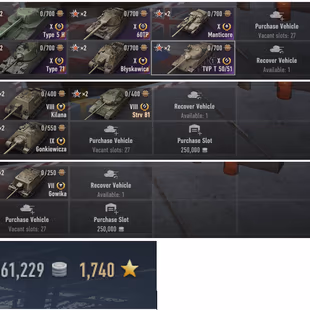 [WOT EU] Full access [Tier X - 12] [Premium Tanks - 22] [Tier VIII-IX - 9] - Image 2