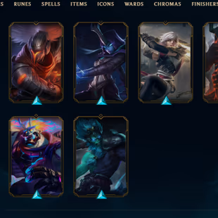 SEVER [ NA ] - 302 LVL  - BRONZE IV  - 90 SKINS - FULL CHAMP [ 101000 BE -130  RP ] - FULL ACCESS  - Image 5