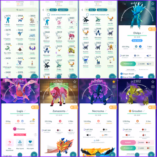 Level 74 Instinct : 2020 Creation | 1200+ PokeCoins | 600+ Shiny : 250+ Legendary | 9.6M Stardust | Crazy Stacked Rare P - Image 2