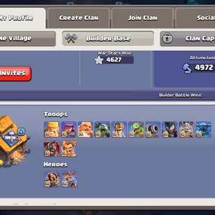 HIGH XP 277 | TH18 MAXED | 4627 WAR STARS | NICE EQUIPMENT | MAX 5 HERO | DRAGON DUKE LVL 14 | MAX B BASE - Image 8