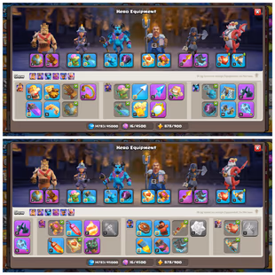 12 EPIC EQUIPMENTS 14 MAX EQUIP | SNOW DAY SCENERY | TH 15 NEAR MAX | 81-90-60-65-37-2 HEROES | 13 HERO SKIN | BH 10 MAX - Image 4