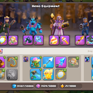 Th18 | Hero-74-86-72-47 | [Blacksmith [14-Epic Almost Max] | Defence Wall Almost Max | XP-245 | NC-Yes | BEST-DEAL - Image 5