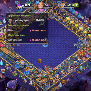 TH18 Max 🔴 33/34 Equipments Max  Almost 🔴  Cosmic Set - 33 Skins - Builder Hall Max - Longest & Smasher Max - Maxed 18 - Image 6