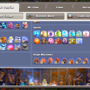XP 241 | TH17 FULL MAXED | HERO 100-100-90-75-50-11 | NICE EQUIPMENT | FULL MAX BUILDER BASE - Image 4