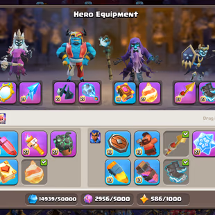 💜ALL EPIC EQUIPMENT MAX💜[TH18] MAX || 6 HERO MAX || DEFENCE MAX || ALL TROPS MAX || 342 GLOBAL RANK || 12 RARE SCENERY - Image 7