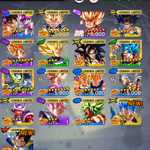 INSTANT GLOBAL [CNLT794] LR SS 3 Goku (Mini) 14s + LF SS2 Gohan 7s + LF SS3 Vegeta(mini)7s + 16 LF + 21000 CC - Image 2