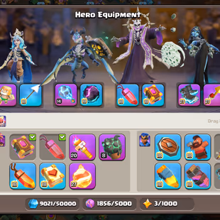 🌟20x RARE SCENERY🌟FULL MAX PROFILE| TH-18 MAX DEFNCE | ALMOST 10 EPIC MAX | FROST AGE SET | COSMC SET-1 SKIN | ORC SET - Image 8