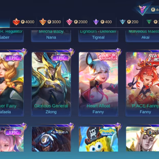 HERO 126 SKIN 213 | EMBLEM ALL MAX| EPIC IRITEL| EPIC KHUFRA| PENGASUS SEIYA BADANG| VALE GAARA| INSTAN DELIVERY  - Image 6
