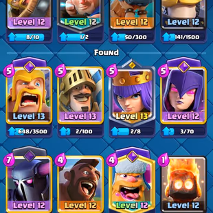 7k cups, lvl 34, deck with a witch, 8 evolutions, 1.2kk coins, 19 emoji, description - Image 6