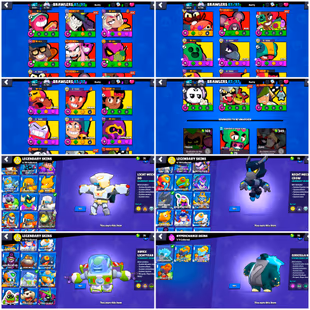 48K TROFIES BRAWLERS:- 87|88 18 Hyper 6 Max Skins 126 MANY PINS Available NC- 60 - Image 4