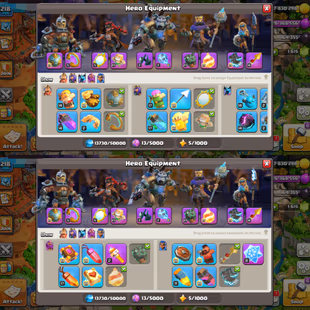 [LEAGUE SKINS] TH18 MAX 4 HERO | XP 218 | HERO 105-105-92-80-55 | FULL MAX WALL | NC 500 - Image 7