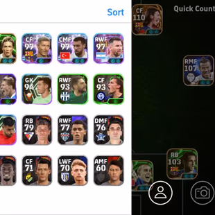3259-Straight|Bale-107|Messi-110(blitz)|Roberto-103(Cross Specialist)|Yamal Blitz-106|Pele-107|Puskas-106|Nedved-106| - Image 2