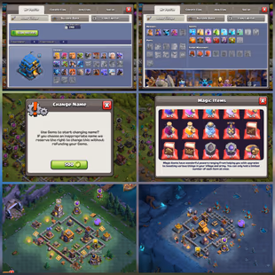 LOCAL USA | COMBO OFFERS COC + CR | 21 EMOTES | ARENA 15 | KT11 | XP 32 | 5187 TROPHIES | TH12 | HEROES: 54/52/34/34 | - Image 2