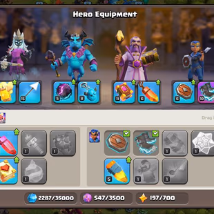 🚀TH13 VERY CHEAP ACCOUNT🚀HEROS LVL 50-61-37-31-11| EPIC EQUIPMENTS | INSTANT DELIVERY | - Image 2