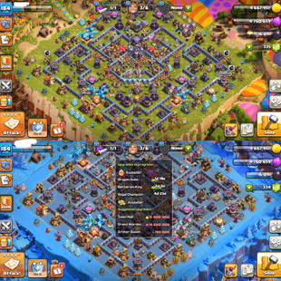 TH 15 Base Max ! 12 Epic Equipment ( 5 LVL 20 ) !! Heroes K-80 AQ-82 MP-Max GW-58 RC-36 ! Namechange 1000 !! 2x Scenery  - Image 2