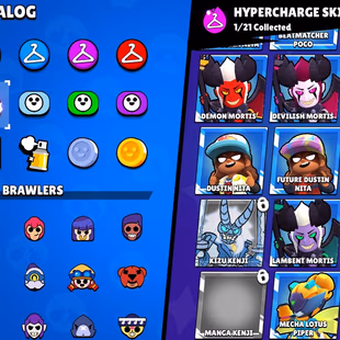 25k trophies, 71 brawlers, 9 legendary brawlers, 4 11 strength, 49 gems, 60 skins, description - Image 5