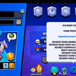 180 SKINS | 31.800 TROPHIES | 89 BRAWLERS | 11 HYPERCHARGE | 17 MAX | 0 PRESTIGE | 2 BUFFIES - Image 7