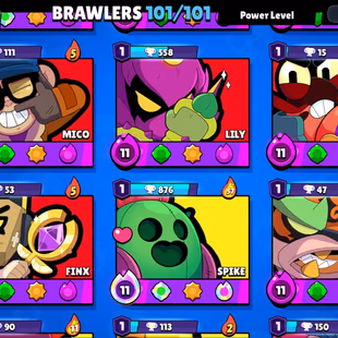 106K Trophies | 101 Prestige | 101 Brawler | 55Maxed | 65Hayper |  Legend1 | The More... - Image 8