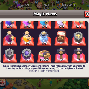 TH13 FULLY MAXED || CWL MEDALS 2218 || RAID MEDALS 1500 || STACKED MAGIC ITEMS || NAME CHANGE 500 || INSTANT DELIVERY  - Image 3