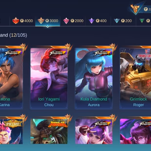M361|LVL200|132HEROES|668SKIN|MEGACOLLECTORII|3LEGEND|6KOF|3PRIME|2COLLECTOR|ALDOUSM1|14LUCKYBOX|MYTHICS40 - Image 3