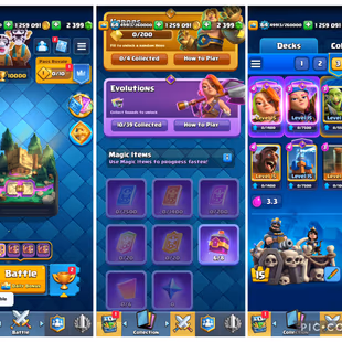 Goblin Trophy Kissing-10K Trophies-Lvl 64 | Level 14 Cards 102x |  27 Elite Cards | 10 Evolutions |Rainbow Rascal Banner - Image 2