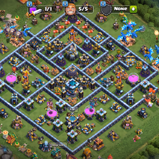 Th13 full max with 41 lvl clash royale attachment || 11 epic equipment || Gems 3600 || cwl medel 1118 || name change 500 - Image 2