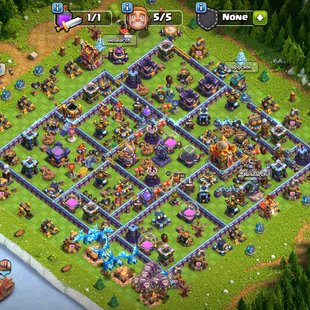 🔥[ 22'000 GEMS - 1700 MEDALS ]🔥PREMIUM TH-16 || FIREBALL [22] | HEROS: 80-90-52-63-29 || LVL 16 WALLS || BEST DEAL - Image 1