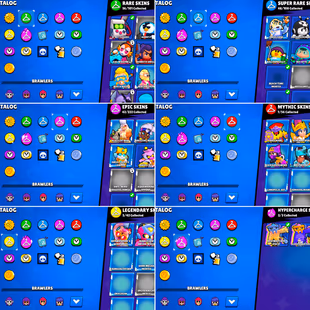 🔥TOP 28X MAX BRAWLER🔥 25X HYPERCHARGE | 21K TROPHY | 56 RARE SKINS | TOTAL 160 SKINS | CHECK PHOTOS | INSTANT DELIVERY - Image 5