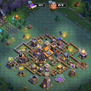 ❗[ PREMIUM TH-17 ]❗6X EPIC: FB-23 || GG-EB-20 || STRONG DEF TROOPS || WALL-13 -14 LVL || BEST DEAL  - Image 3